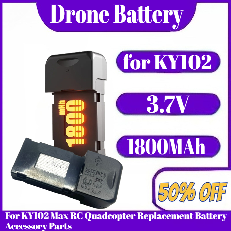 Drone Ky102 Rc - 3.7V 1800MAh バッテリー KY102 ドローンバッテリー KY102