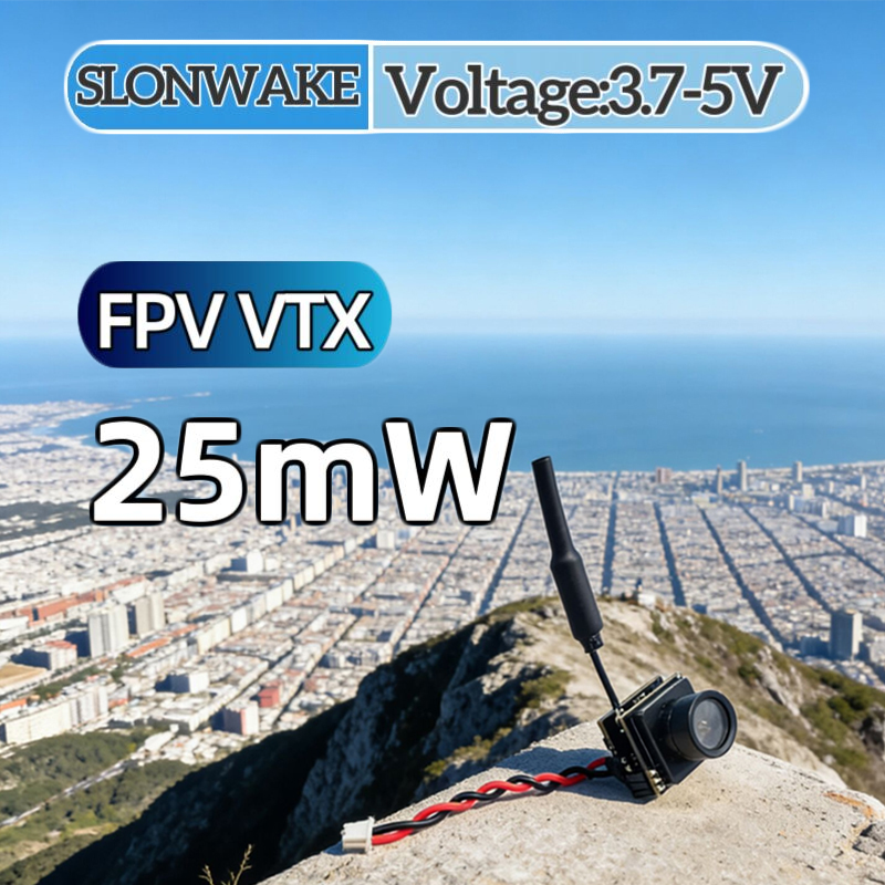 Drone Rc Camera - SLONWAKE FPV 25mW パワーシミュレーション VTX 統合型送信機と