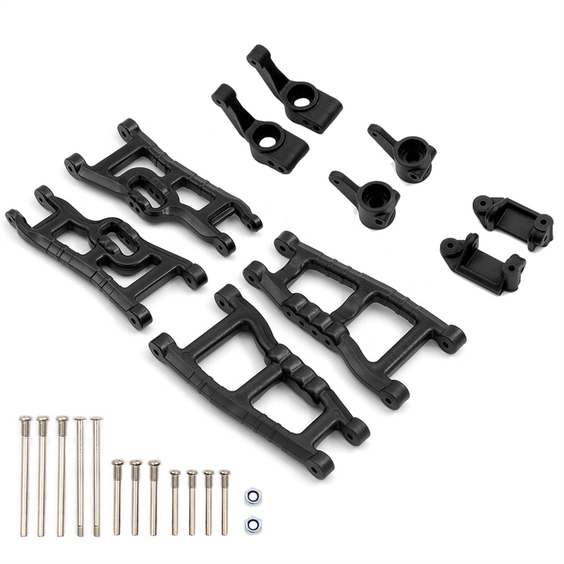 Rc Suspension Arm - PHILE-ナイロン製フロントおよびリアサスペンションアームステアリングブロックスタブアクスルキャリア、トラクサススラッシュ2WD VXL RCカーアップグレードパーツ用