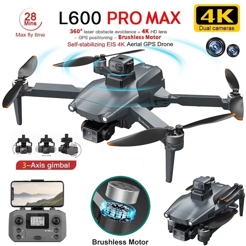 Drone Rc App - L600 プロマックス GPS ドローンプロフェッショナル 4K 3