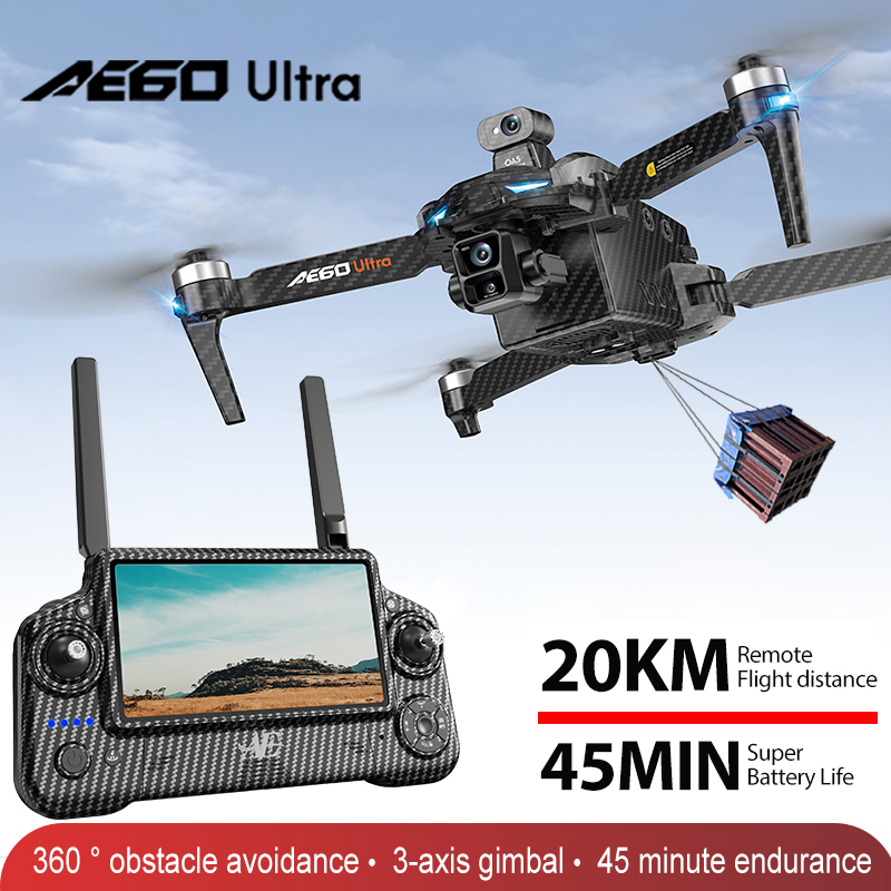 Drone Rc App - AE60 GPSドローン プロフェッショナル 8Kカメラ 3軸ジンバル 空撮FPV