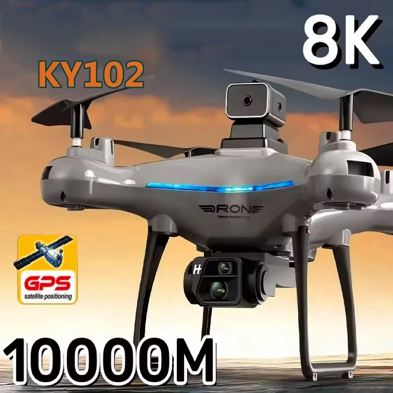 Drone Ky102 Rc - Ky102 ドローン 8k Hd デュアルカメラプロフェッショナル航空写真障害物回避オプティカルフロー空中 4