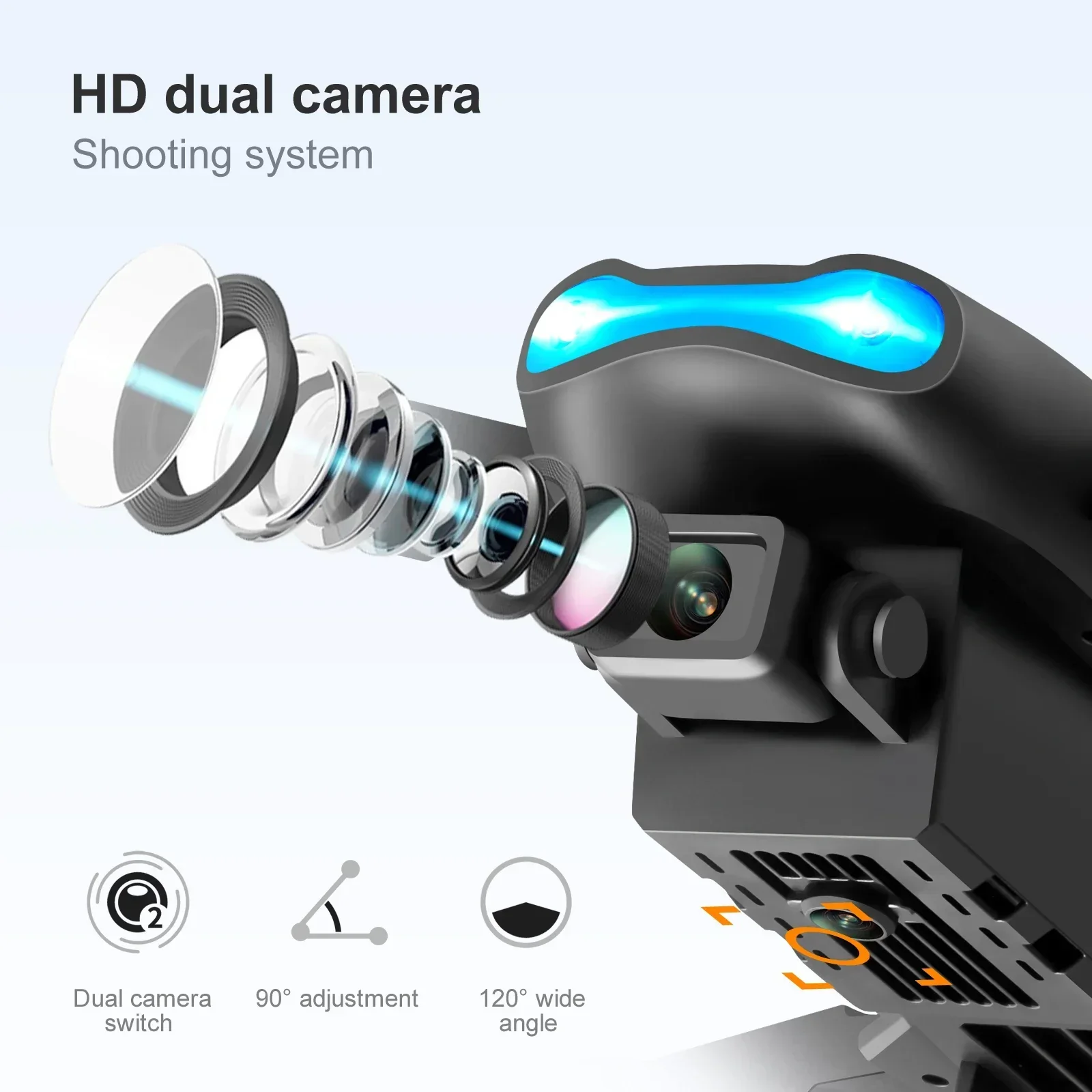 新型E99 Pro HD 4Kドローン デュアルカメラ 高度 - Drone Rc App のレビューと価格
