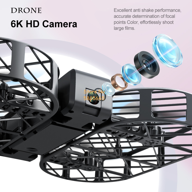 8K HD カメラ 360 °   保護オプティカルフローロ - Drone Rc App のレビューと価格
