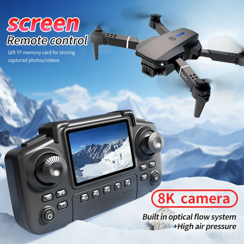 プロフェッショナル E88 プロドローン スクリーン付き 8 - Drone Rc App のレビューと価格