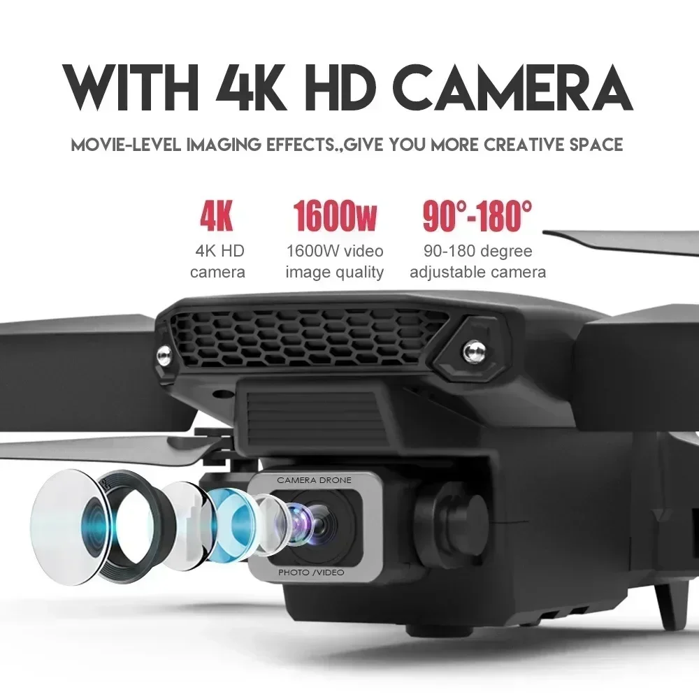 折りたたみ式クワッドコプター,e88プロ広角fpv,wifi - Drone Rc App のレビューと価格