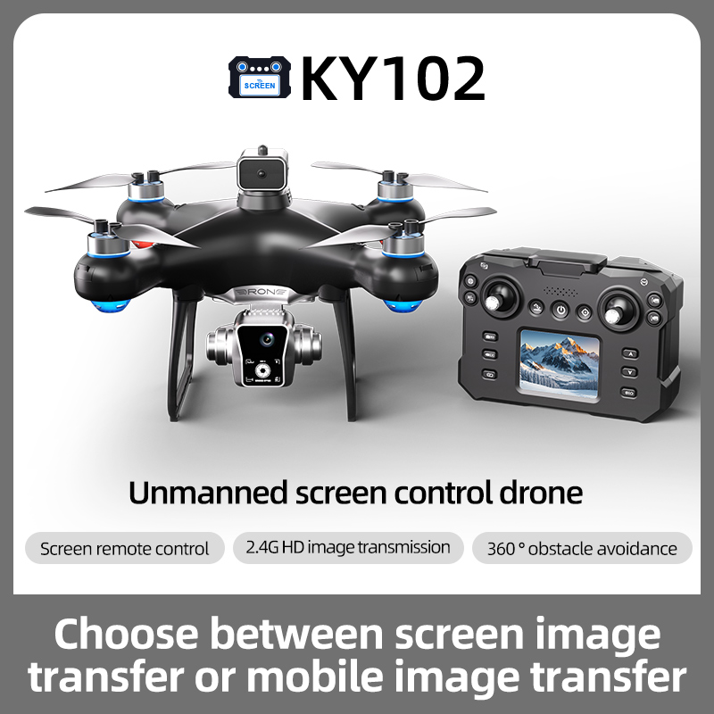 KY102 MAX ドローン HD デュアルカメラスクリーン - Drone Ky102 Rc のレビューと価格