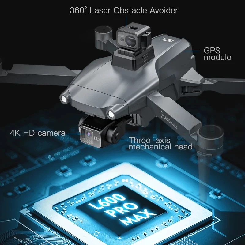 L600 プロマックス GPS ドローンプロフェッショナル  - Drone Rc App のレビューと価格