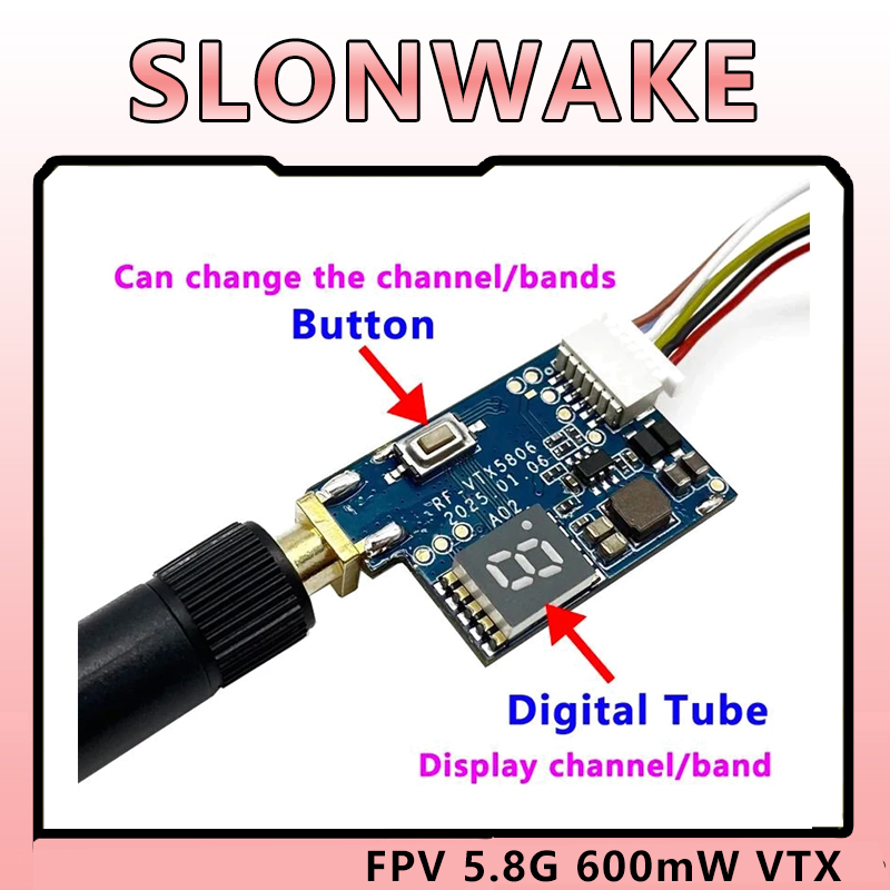 SLONWAKE 5.8G TS5823 PRO ミニアナロ - Drone Rc Camera のレビューと価格