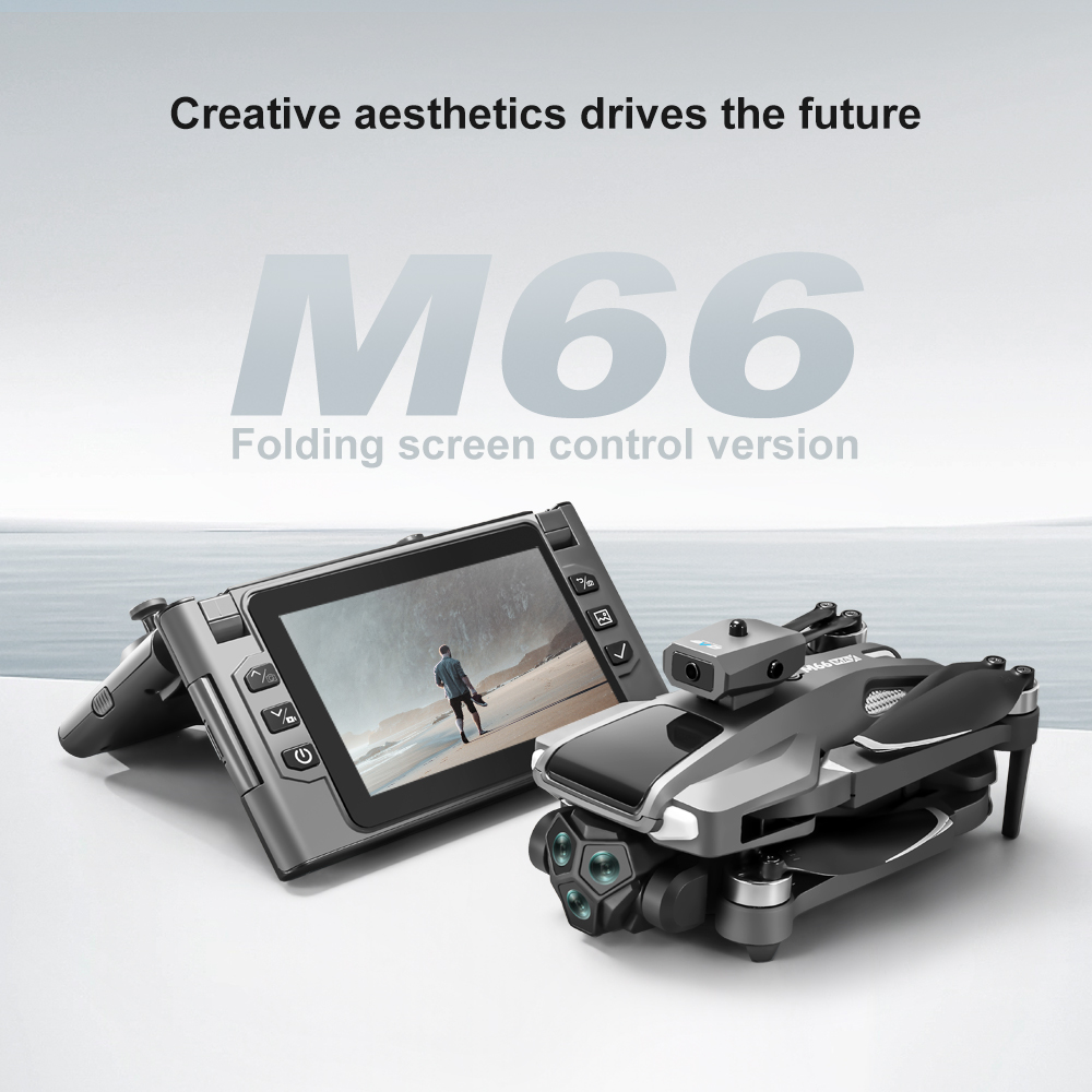 折りたたみ式M66 RCドローン、4.5インチHD折りたたみ - Drone Rc App のレビューと価格
