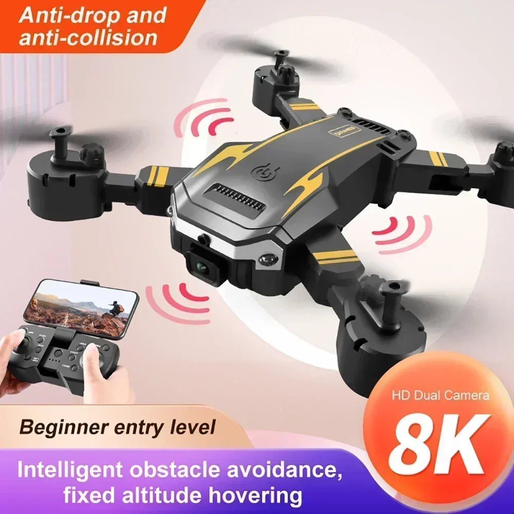 G6 proドローン、8Kデュアルカメラ、5G GPS、折り - Drone Rc App のレビューと価格