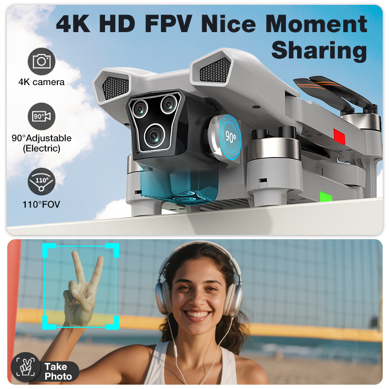 新型ホットL017プロドローン ブラシレス 3Dロール 36 - Drone Rc App のレビューと価格