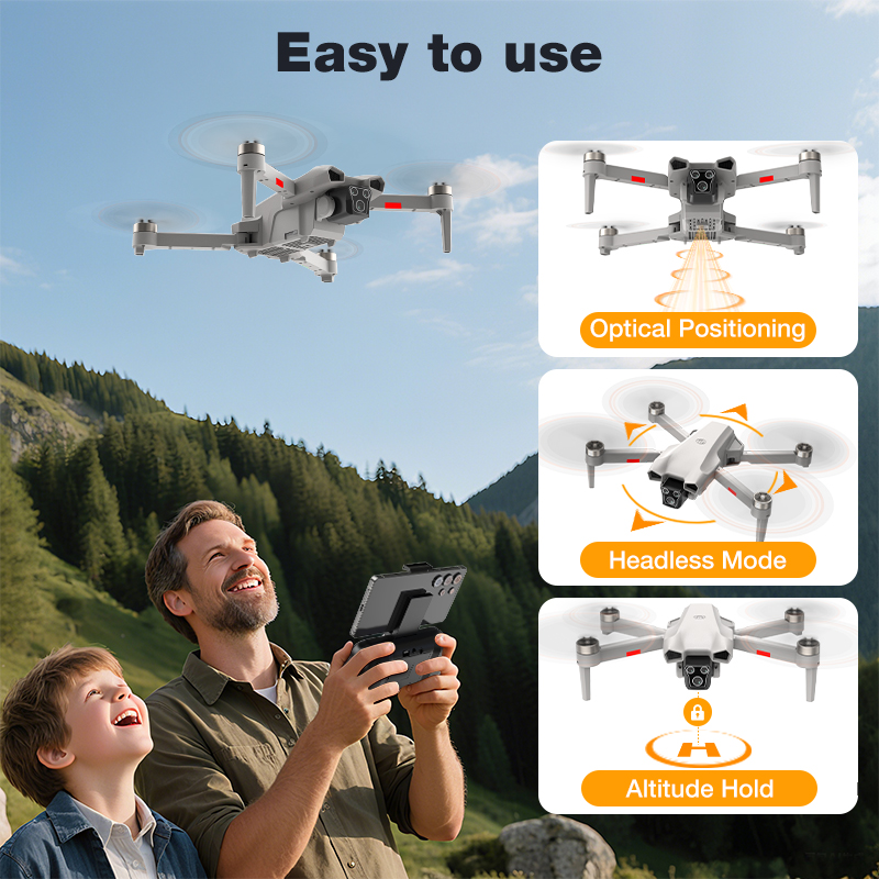 新型ホットL017プロドローン ブラシレス 3Dロール 36 - Drone Rc App のレビューと価格
