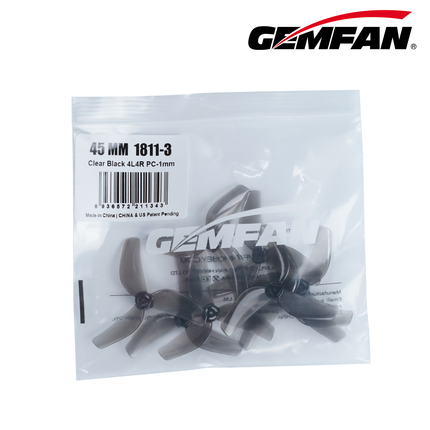 Gemfan 1811 45mm 3枚羽根PCプロペラ4個パ - Propeller Balancer Tool のレビューと価格