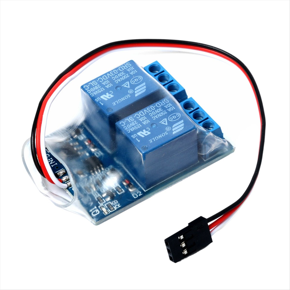 A49T 5V 10A 2チャンネル産業用PWMリレーモジュ - Drone Two Rc Way のレビューと価格