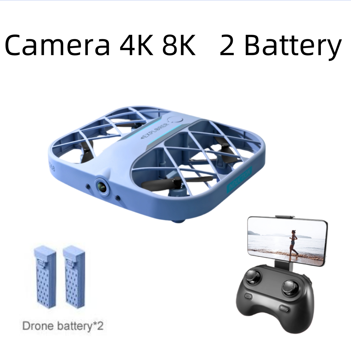 JJRC H107 FPV RCドローン（バッテリー2個付き - Drone Rc App のレビューと価格